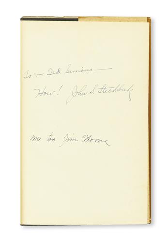 THORPE, JIM. John S. Steckbeck. Fabulous Redmen. Signed and Inscribed by Thorpe and the author, on the front free endpaper: